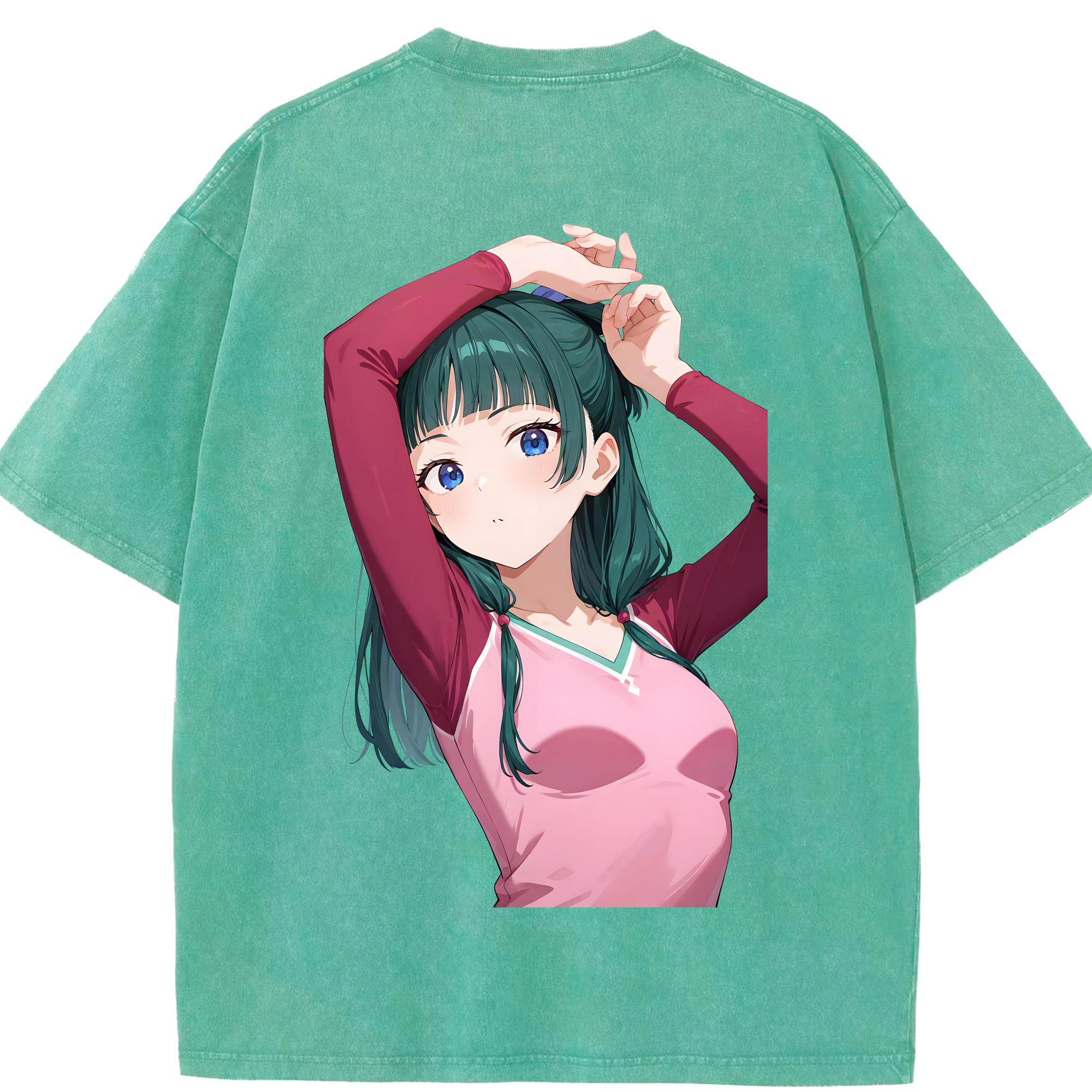 （画像用） 薬屋のひとりごと The Apothecary Diaries 綿100% ヴィンテージ風 半袖Tシャツ（背面プリント）